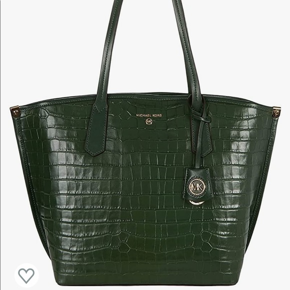 Michael Kors LG green tote - Picture 9 of 13